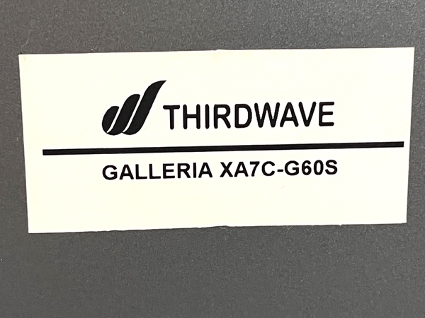 【動作保証】 Dospara GALLERIA XA7C-G60S ゲーミング デスクトップ パソコン i7 10700 16GB SSD 512GB GTX1660 Win11 中古 良好 T8676428_画像6