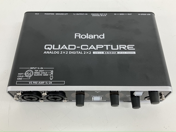 Roland ローランド UA-55 QUAD CAPTURE オーディオインターフェイス ジャンク K8721420の画像6