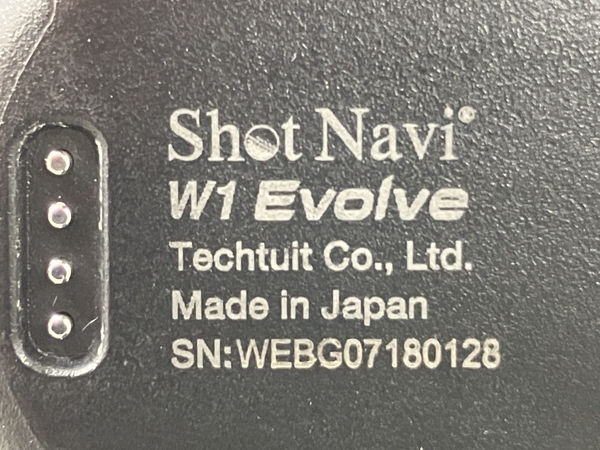【動作保証】Shot Navi ショットナビ W1 Evolve GPS ゴルフナビウォッチ 時計 中古 良好 K8737480の画像2