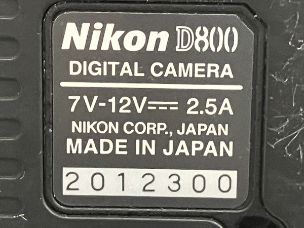 【動作保証】Nikon D800 デジタル一眼レフ カメラ ボディ AF-S NIKKOR 24-85mm F3.5-4.5G ED VR レンズ セット ニコン 中古 S8771289の画像7