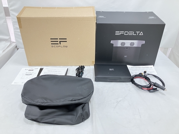 【動作保証】 ECOFLOW エコフロー EF3 PRO DELTA 1300-JP ポータブル 電源 蓄電池 バッテリー 防災 中古 美品 H8731785の画像2