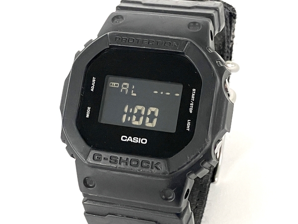 【動作保証】 CASIO G-SHOCK DW-5600BBN 腕時計 ケース付き カシオ 中古 Y8772918の画像1