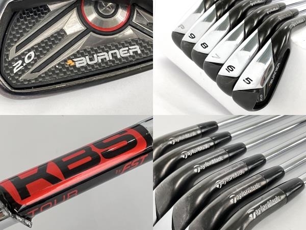 Taylormade テイラーメイド BURNER 2.0 アイアン 5-9.P 6本セット ゴルフ クラブ 中古 良好 Y8737109の画像2