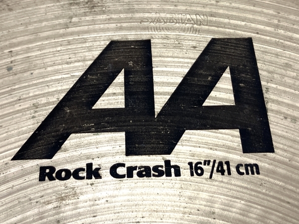 [ гарантия работы ] обслуживание Anne SABIAN AA Rock Crash 16/41cm тарелки ударные инструменты барабан б/у T8759692