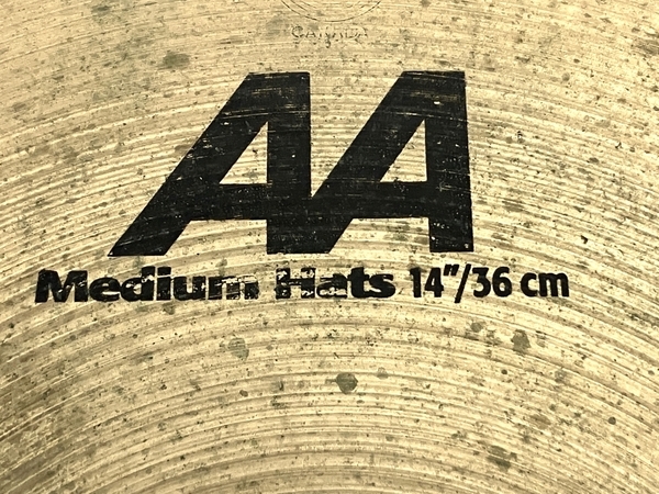 SABIAN セイビアン ハイハットシンバル AA 14” / 36cm Medium Hats ジャンク T8759685の画像3