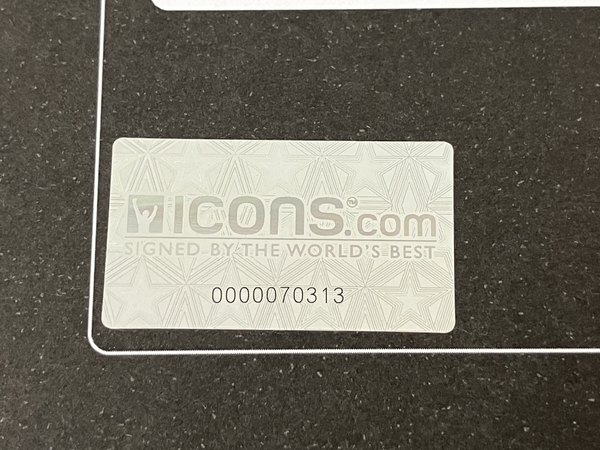 【証明書付き】ICONS ICXB3 シャビ バルセロナ スペイン代表 サイン入りスパイク 片足 未使用 O8706089の画像6