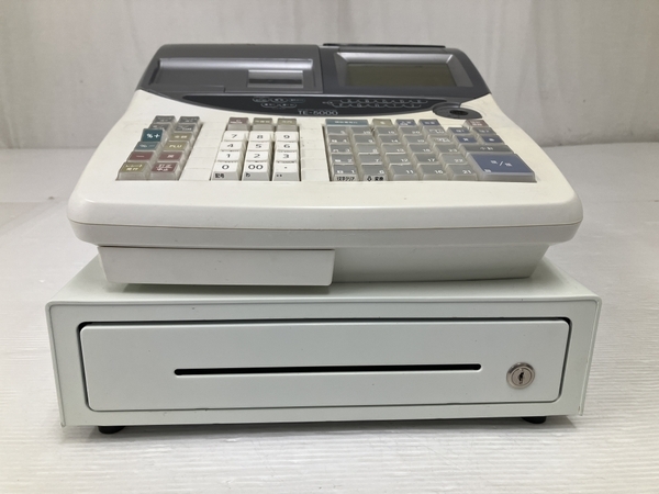 【動作保証】 CASIO TE-5000 電子レジスター 店舗用品 カシオ レジ 中古 O8777134の画像6