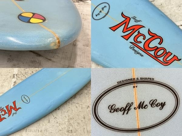 【引取限定】 McCoy Geoff McCoy Designs ALLROUND サーフボード サーフィン マッコイ ジャンク 直 N8758264の画像2
