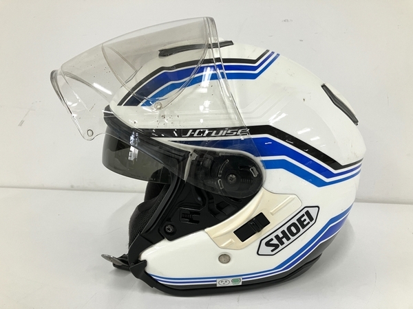 SHOEI helmet J-Cruise white × blue Junk B8747687