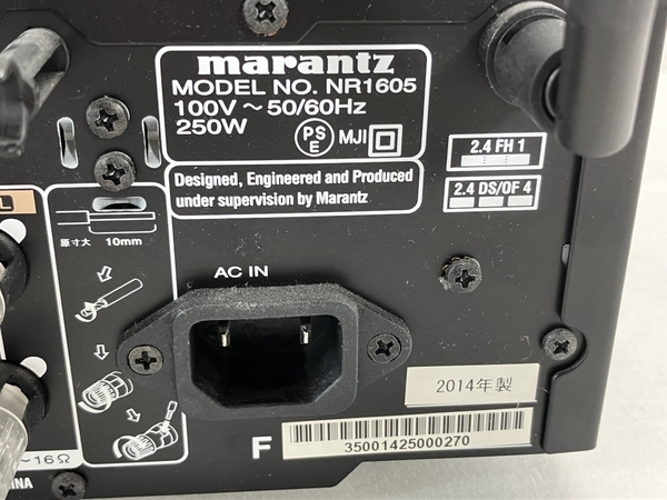 【動作保証】 marantz NR1605 AVサラウンドレシーバー 2014年製 マランツ 音響機器 中古 W8726381の画像8