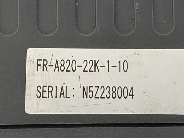 MITSUBISHI ELECTRIC FR-A820-22K-1-10 インバーター 三菱電機 ジャンク Z8350539_画像3