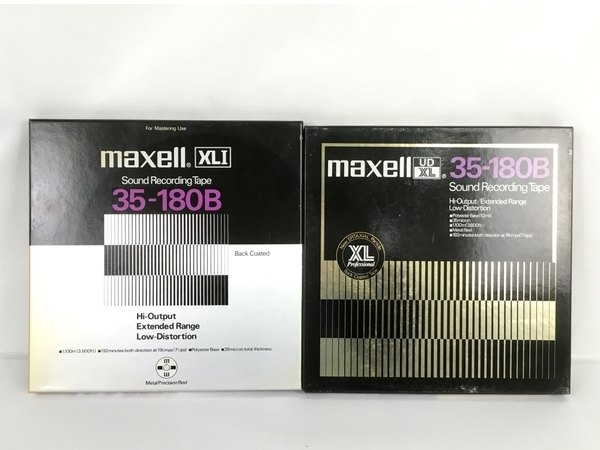 maxell 35-180B オープンリール 3点 音響機器 中古 Y8488508_画像2