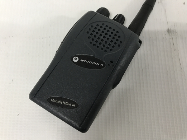 MOTOROLA Handie TalkieIII 小エリア無線通信 システム対応 業務用 無線 トランシーバー 4個 セット 中古 F8467268の画像6