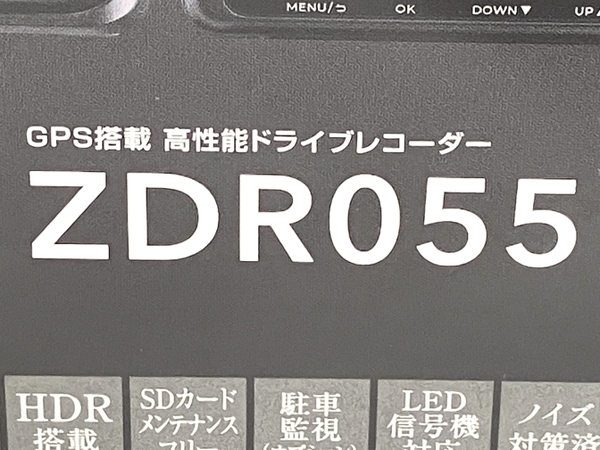 【動作保証】 COMTEC ZDR055 ドライブレコーダー コムテック カメラ 未使用 Y8776561の画像3