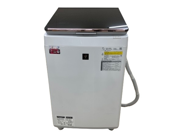 【動作保証】 SHARP ES-PW10D-T 洗濯10kg 乾燥5kg 縦型 洗濯 乾燥機 家電 中古 楽 B8711319_画像2