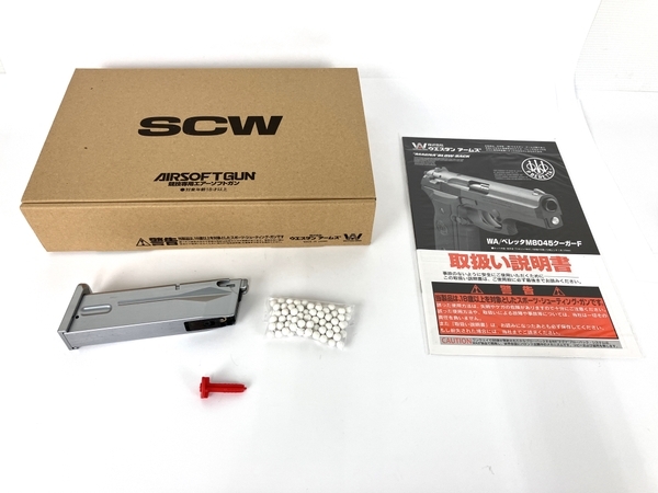 【動作保証】WA ベレッタ M8045 クーガーF HW シルバー ガスブローバック 中古 Y8762543の画像2