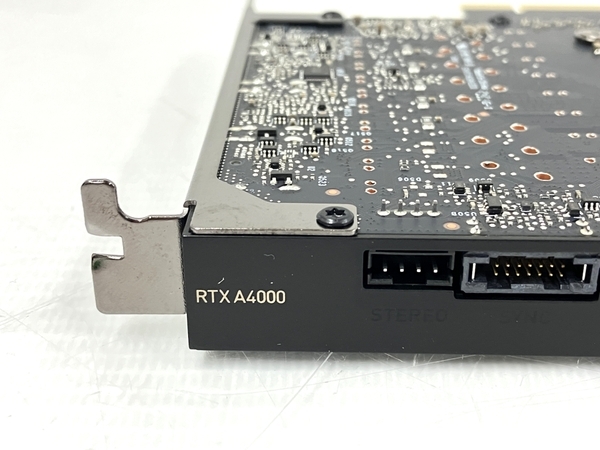 【動作保証】 NVIDIA RTX A4000 プロフェッショナル グラフィックボード ビデオカード PCパーツ 16GB GDDR6 PCIe Gen4 DP 中古 T8775096の画像6