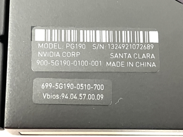 【動作保証】 NVIDIA RTX A4000 プロフェッショナル グラフィックボード ビデオカード PCパーツ GDDR6 PCIe Gen4 DP 中古 良好 T8775094の画像10