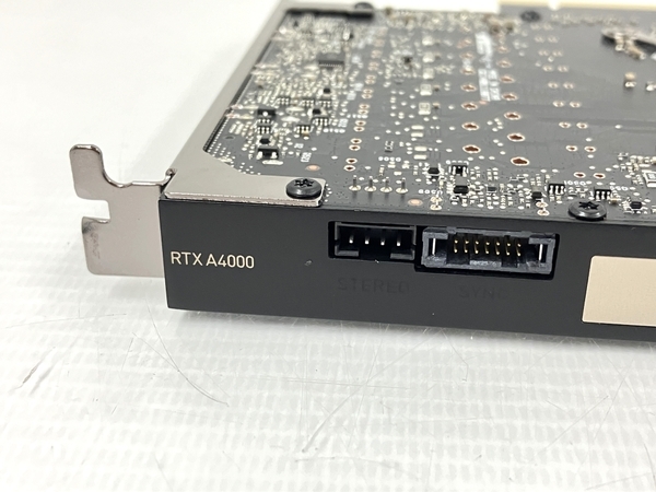 【動作保証】 NVIDIA RTX A4000 プロフェッショナル グラフィックボード ビデオカード PCパーツ GDDR6 PCIe Gen4 DP 中古 良好 T8775094の画像6