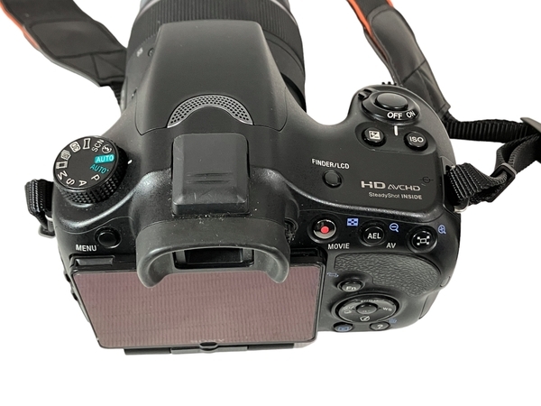 【動作保証】SONY α65 SLT-A65V ボディ SAL1855 SAL55200-2 ダブル ズーム レンズ キット カメラ ジャンク N8770357の画像7