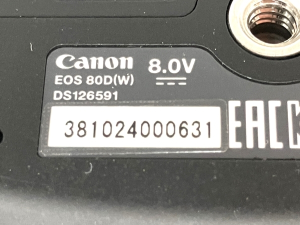 【動作保証】Canon キャノン EOS80D カメラ ボディ 美品 B8766637の画像10