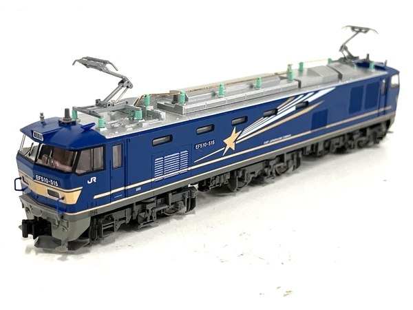 KATO 3065-2 EF510形 500番台 電気機関車 カシオペア色 Nゲージ 鉄道模型 ジャンク B8722874の画像1