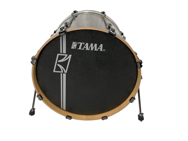 【引取限定】TAMA SUPERSTAR スネア タムタム フロアタム バスドラム 6点 生ドラム スーパースター 楽器 中古 直 N8707608の画像5