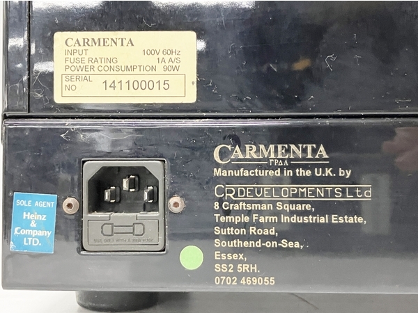 CR DEVELOPMENTS CARMENTA カルメンタ 真空管プリアンプ 音響機材 オーディオ ジャンク S8739518の画像10
