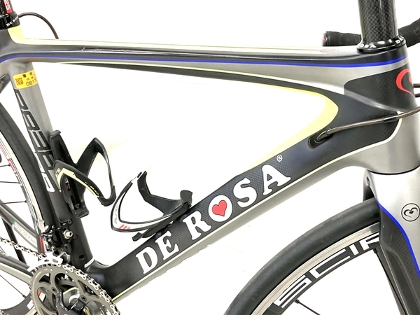 【動作保証】DE ROSA R838 デ・ローザ / 2014年モデル 450サイズ / Campagnolo ATENA / SCIROCCO 35MM / ロードバイク 中古 W8732483の画像8