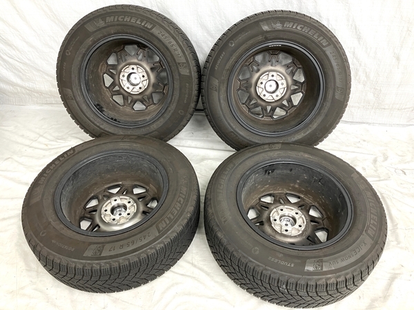 【引取限定】【動作保証】 MICHELIN X-ICE SNOW SUV LEHRMEISTER LMG スタッドレスタイヤ 17×7 1/2J ホイールセット 中古 直 Y8722411の画像7