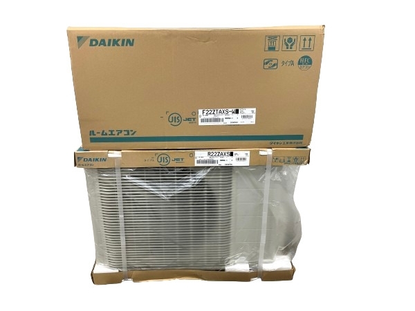 【引取限定】【動作保証】DAIKIN F22ZTAXS-W R22ZAXS ルームエアコン ダイキン 家電 未使用 直 M8783809の画像1