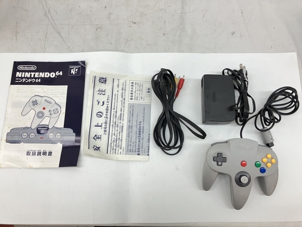 【動作保証】任天堂 NUS-001 ニンテンドー64 ANAモデル 家庭用 ゲーム機 ソフト2本付き Nintendo 中古 C8781080の画像3