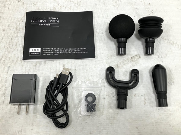 【動作保証】 MYTREX ZEN MT-RBZ22B REBIVE マッサージガン ハンディガン マイトレックス 電動マッサージ器 中古 H8777922の画像2