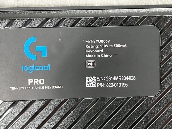 【動作保証】Logicool G PRO YU0039 ゲーミング キーボード M-U0052 マウス ゲーミングヘッドセット PC周辺機器 ロジクール 中古 W8776837の画像8