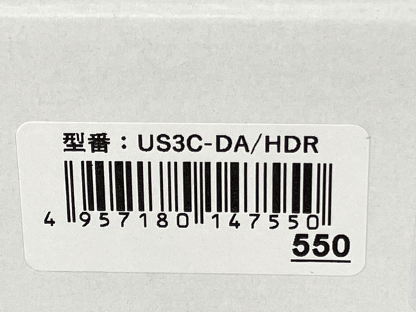 【動作保証】IO DATA US3C-DA/HDR USB Type-C 対応 グラフィックアダプター HDR 対応 モデル 中古 Y8771059の画像3