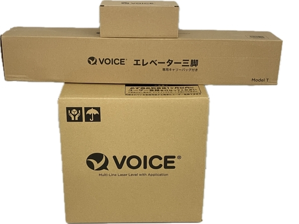 voice レーザー墨出器 Model-G5(三脚+受光器)セット 未使用 S8782714_画像1