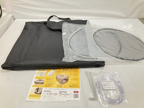 UNICOM ユニコム ペット用 酸素室用ケージ ペットオキシホテル スクエア Mサイズ 60×90×60 中古 美品 H8740192の画像2