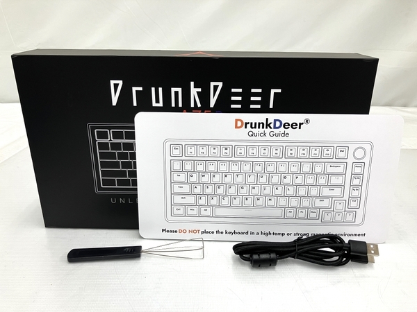 [ гарантия работы ] Drunkdeer A75 Pro проводной ge-ming клавиатура прекрасный товар б/у T8736088