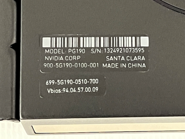 【動作保証】 NVIDIA RTX A4000 プロフェッショナル グラフィックボード ビデオカード PCパーツ 16GB GDDR6 PCIe Gen4 DP 中古 T8775091の画像7