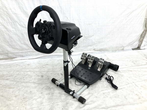 【動作保証】logicool G923 Wheel stand pro レーシングホイール ペダル スタンド付き ゲーム 中古 Y8757061の画像1