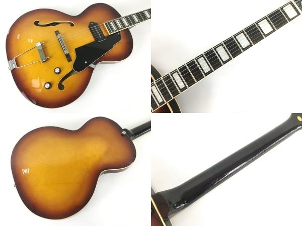 【動作保証】grote グロート GS 2021190688 Jazz Electric Guitar ノンカッタウェイ フルアコ エレキ ギター 美品 中古 Y8754587の画像5