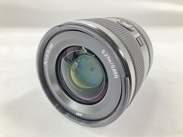 【動作保証】SONY ソニー SEL35F14GM FE 35mm F1.4 GM 一眼レフカメラ用 レンズ 単焦点 元箱付き 中古 良好 H8755615の画像1
