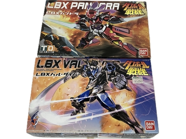 BANDAI 0184472 0167360 ダンボール戦機 LBX 050 011 バル・ダイバー パンドラ 2点セット 未組立 未使用 S8779862の画像1