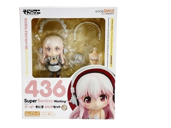 グッドスマイルカンパニー No.436 ねんどろいど No.436 すーぱーそに子 お仕事セット 美品 中古 W8779844の画像1