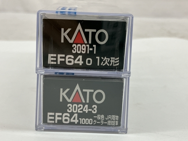 【動作保証】KATO 3024-3 3091-1 EF64 01次形 1000 JR貨物 クーラー搭載車 鉄道模型 Nゲージ 2点セット 中古 C8780727の画像10