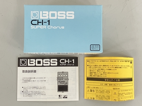 【動作保証】BOSS ボス SUPER CHORUS CH-1 スーパーコーラス エフェクター ギター 音響機材 中古 K8701296の画像2