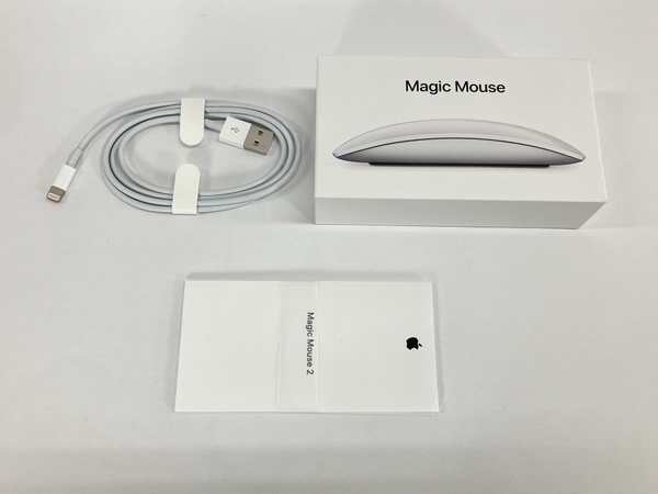 【動作保証】Apple Magic Mouse 2 MLA02J/A A1657 マジックマウス ワイヤレスマウス アップル 中古 W8744547の画像2
