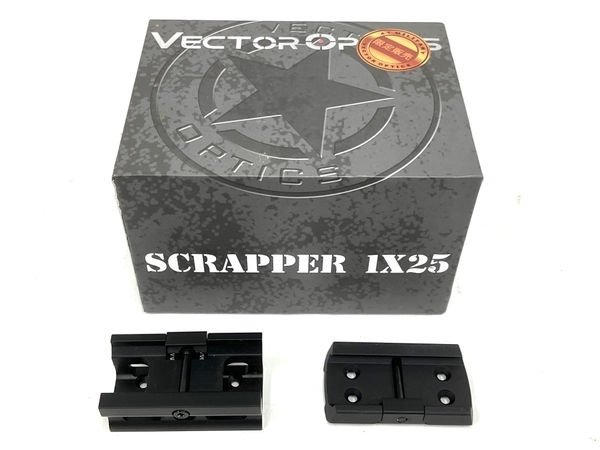 【動作保証】VECTOR OPTICS ベクターオプティクス ドットサイト SCRAPPER 1x25 エアガン アクセサリー 中古 M8738345の画像2
