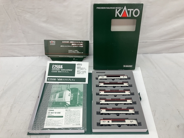 【動作保証】KATO 10-847 10-848 E259系 成田エクスプレス 基本 増結 セット 計6両 Nゲージ 鉄道模型 中古 良好C8780694の画像2