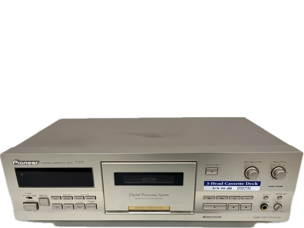 【動作保証】 Pioneer T-D7 カセットデッキ オーディオ パイオニア 中古 S8769526の画像1